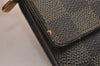 Authentic Louis Vuitton Damier Portefeuille Sarah Long Wallet N61734 LV 5113J