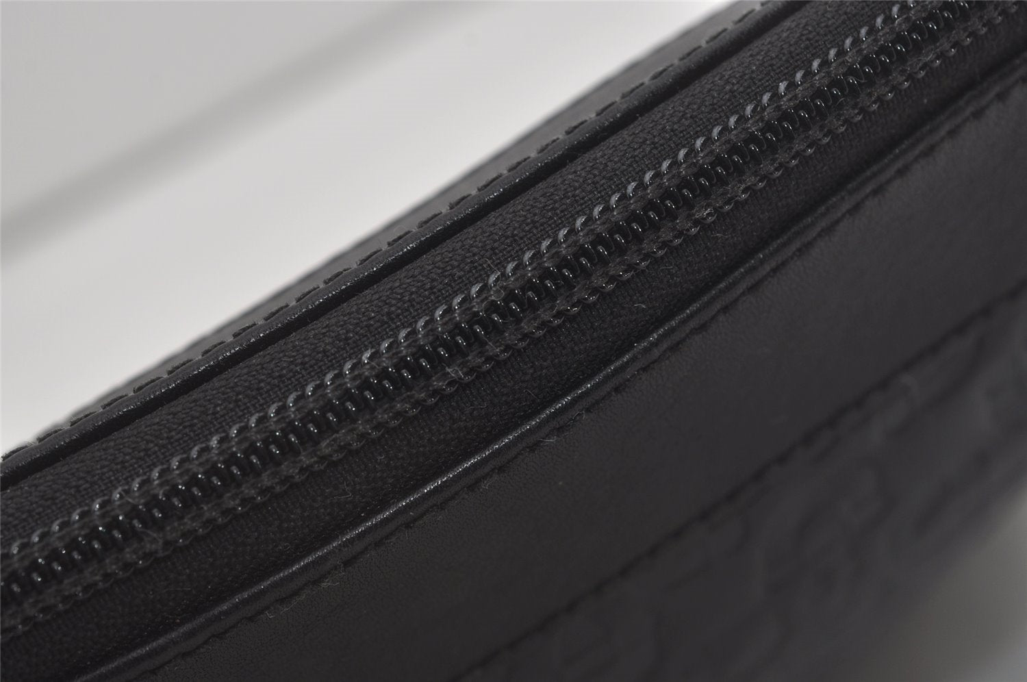 Authentic GUCCI Horsebit Motif Shoulder Crossbody Bag Leather 272396 Black 5114I