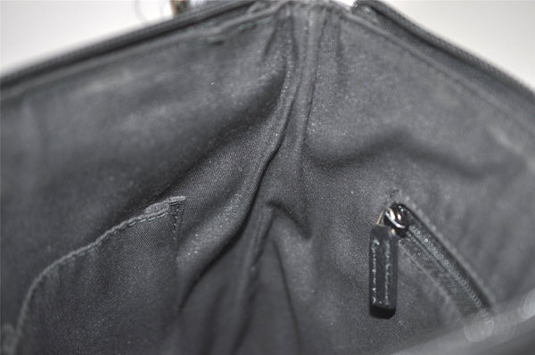 Authentic GUCCI Horsebit Motif Shoulder Crossbody Bag Leather 272396 Black 5114I
