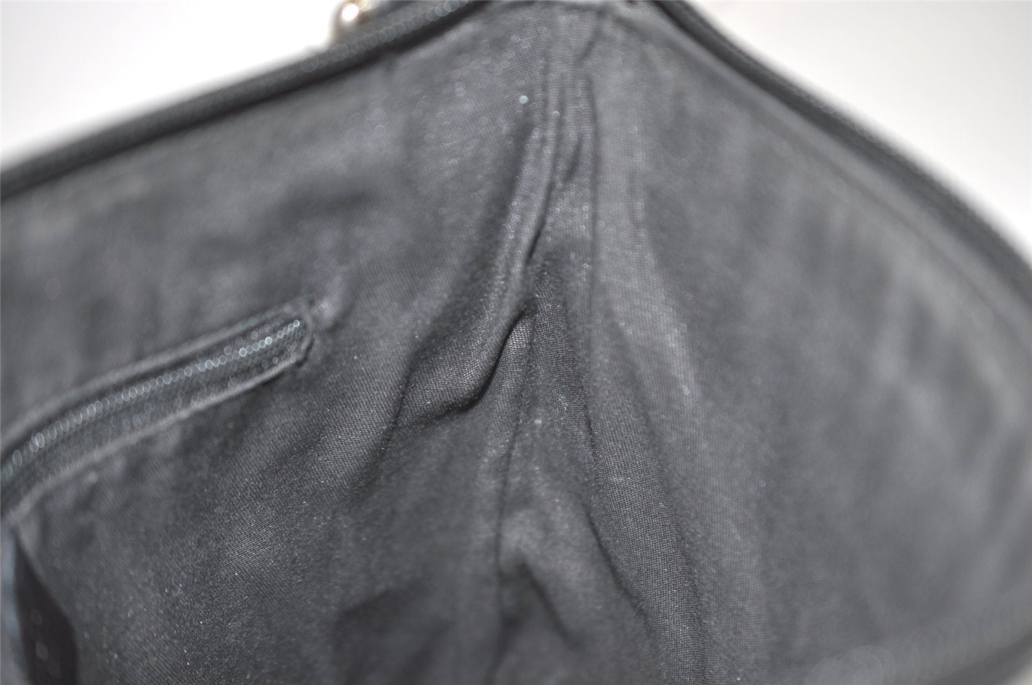 Authentic GUCCI Horsebit Motif Shoulder Crossbody Bag Leather 272396 Black 5114I