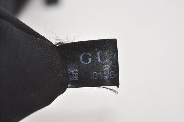 Authentic GUCCI Horsebit Motif Shoulder Crossbody Bag Leather 272396 Black 5114I