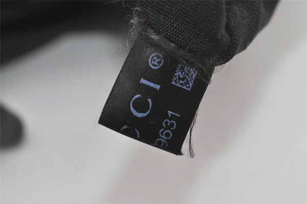 Authentic GUCCI Horsebit Motif Shoulder Crossbody Bag Leather 272396 Black 5114I