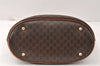 Authentic CELINE Macadam Blason Shoulder Hand Bag PVC Leather Brown 5114K