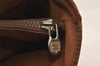 Authentic CELINE Macadam Blason Shoulder Hand Bag PVC Leather Brown 5114K