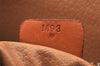 Authentic CELINE Macadam Blason Shoulder Hand Bag PVC Leather Brown 5114K