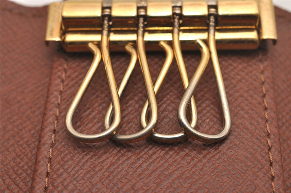 Authentic Louis Vuitton Monogram Multicles 4 Four Hooks Key Case M62631 LV 5115J