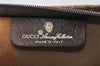 Authentic GUCCI Vintage Shoulder Tote Bag GG PVC Leather Brown 5115K