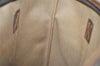 Authentic GUCCI Vintage Shoulder Tote Bag GG PVC Leather Brown 5115K