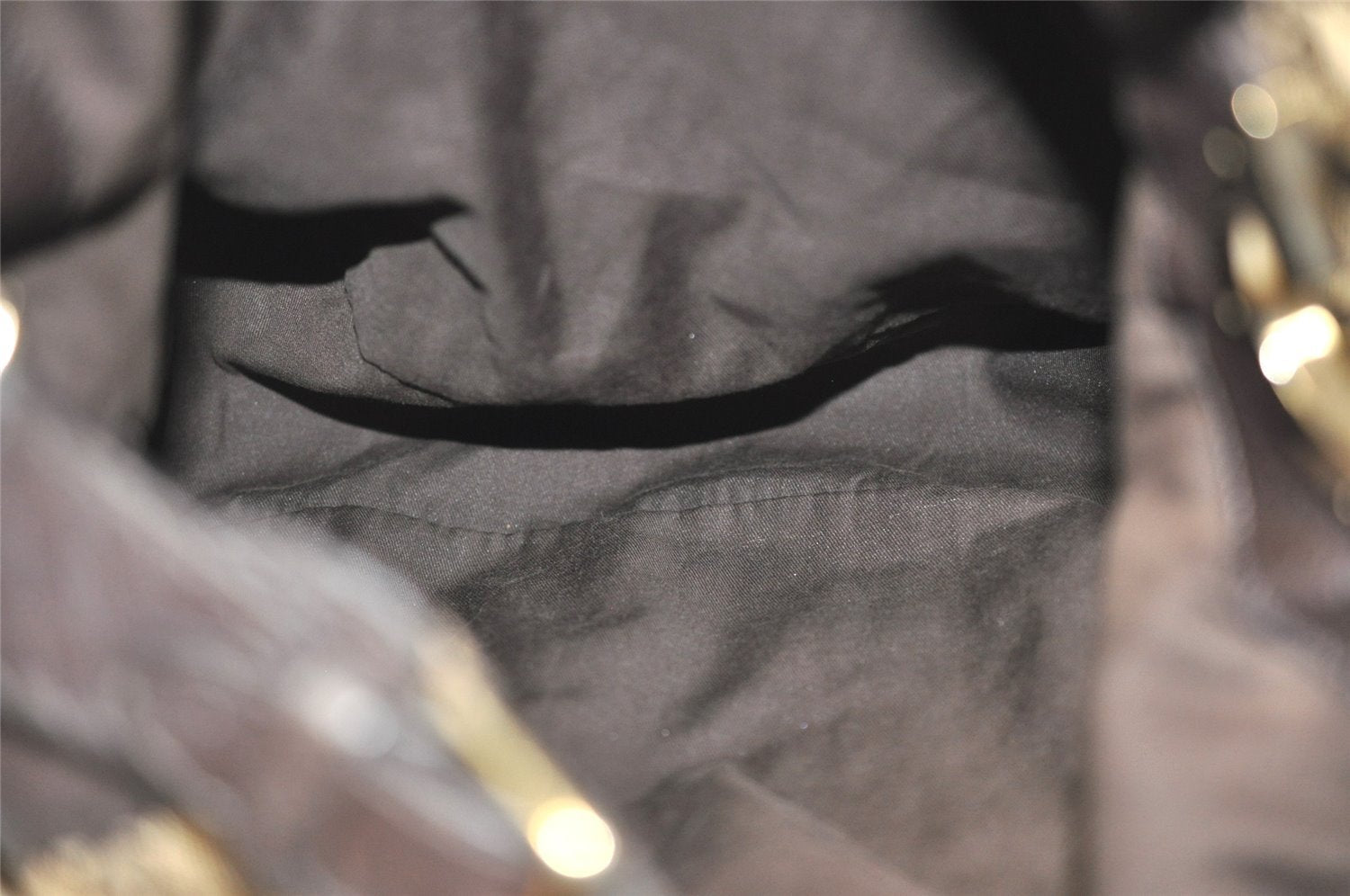 Authentic GUCCI Charlotte Shoulder Tote Bag GG Canvas Leather 203506 Brown 5116I