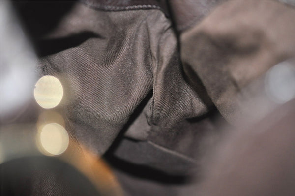 Authentic GUCCI Charlotte Shoulder Tote Bag GG Canvas Leather 203506 Brown 5116I