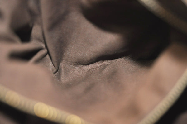 Authentic GUCCI Charlotte Shoulder Tote Bag GG Canvas Leather 203506 Brown 5116I