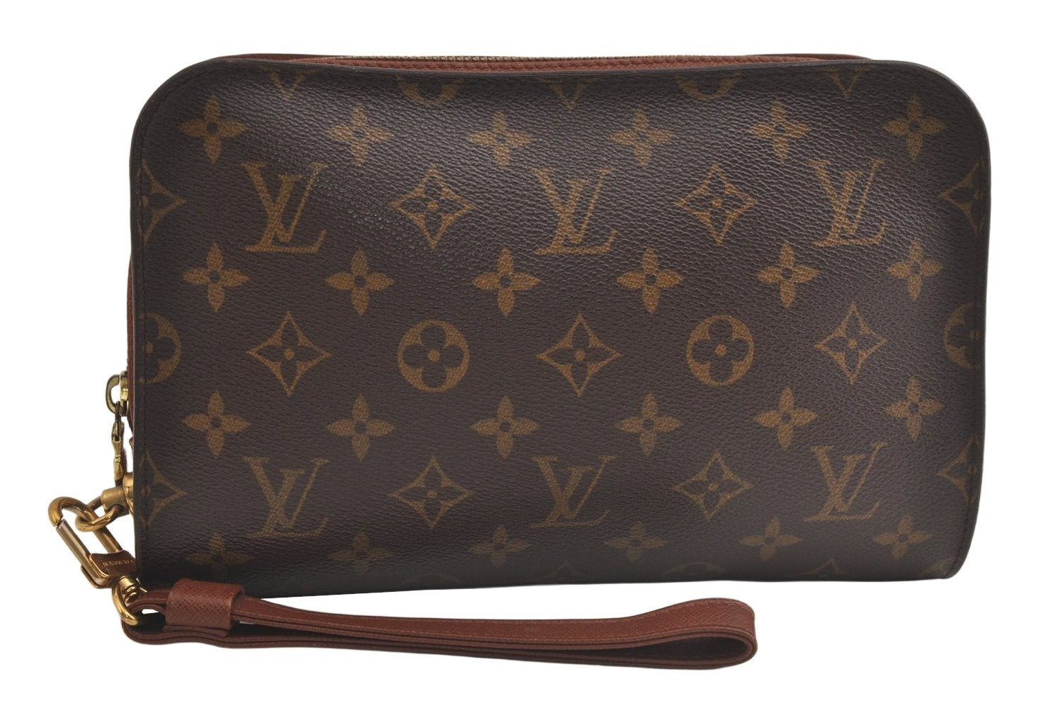 Authentic Louis Vuitton Monogram Orsay Clutch Hand Bag Purse M51790 LV 5116K
