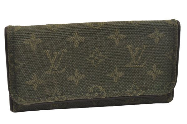 Auth Louis Vuitton Monogram Mini Multicles 4 Four Hooks Key Case Khaki LV 5117J