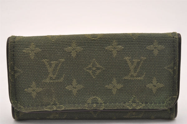 Auth Louis Vuitton Monogram Mini Multicles 4 Four Hooks Key Case Khaki LV 5117J