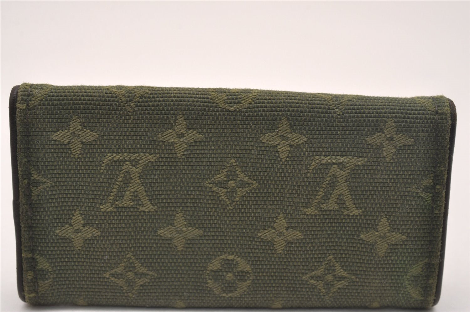 Auth Louis Vuitton Monogram Mini Multicles 4 Four Hooks Key Case Khaki LV 5117J