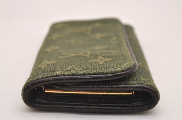 Auth Louis Vuitton Monogram Mini Multicles 4 Four Hooks Key Case Khaki LV 5117J