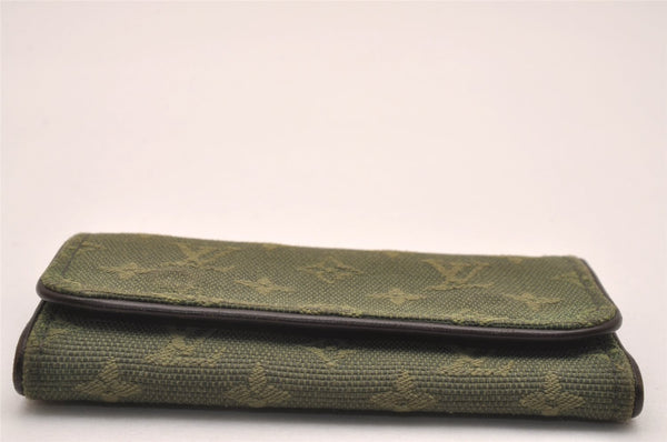 Auth Louis Vuitton Monogram Mini Multicles 4 Four Hooks Key Case Khaki LV 5117J