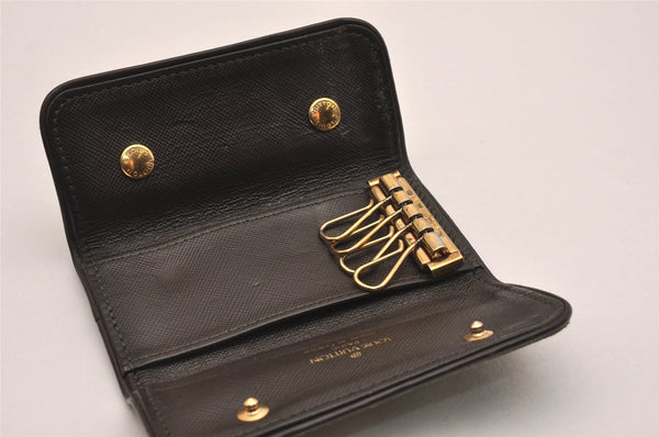 Auth Louis Vuitton Monogram Mini Multicles 4 Four Hooks Key Case Khaki LV 5117J