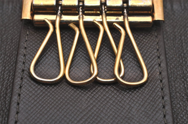 Auth Louis Vuitton Monogram Mini Multicles 4 Four Hooks Key Case Khaki LV 5117J