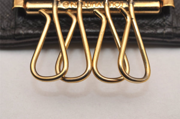 Auth Louis Vuitton Monogram Mini Multicles 4 Four Hooks Key Case Khaki LV 5117J
