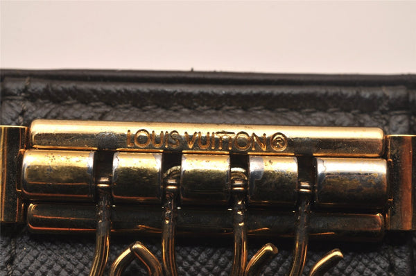 Auth Louis Vuitton Monogram Mini Multicles 4 Four Hooks Key Case Khaki LV 5117J