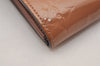 Authentic Louis Vuitton Vernis Portefeuille Sarah Wallet Beige M91764 LV 5118J