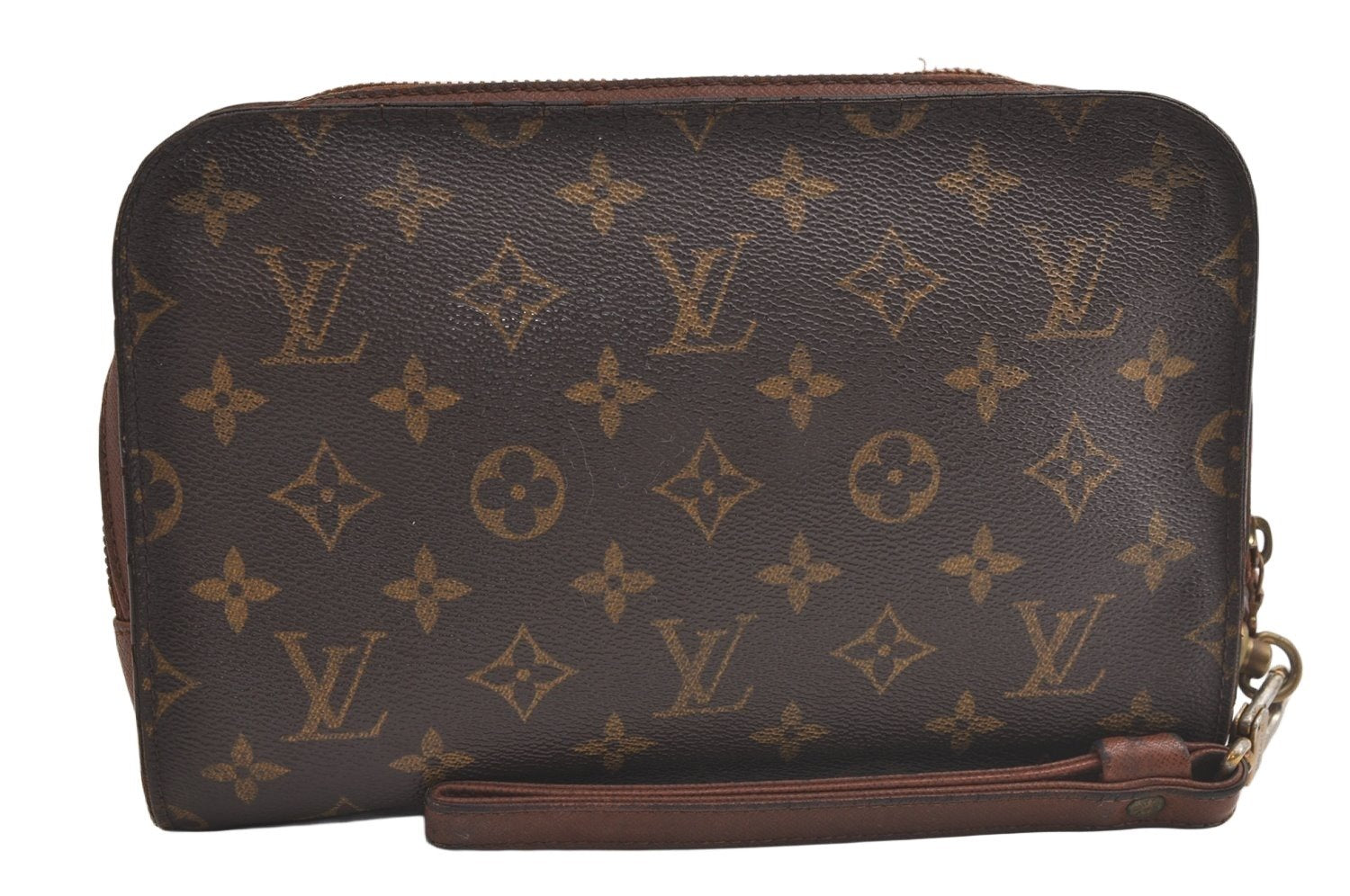 Authentic Louis Vuitton Monogram Orsay Clutch Hand Bag Purse M51790 LV 5118K