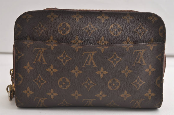 Authentic Louis Vuitton Monogram Orsay Clutch Hand Bag Purse M51790 LV 5118K