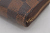 Authentic Louis Vuitton Damier Zippy Coin Purse Wallet N63070 LV Junk 5119J