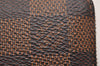 Authentic Louis Vuitton Damier Zippy Coin Purse Wallet N63070 LV Junk 5119J