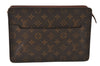 Authentic Louis Vuitton Monogram Pochette Homme Clutch Hand Bag M51795 LV 5119K