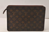 Authentic Louis Vuitton Monogram Pochette Homme Clutch Hand Bag M51795 LV 5119K