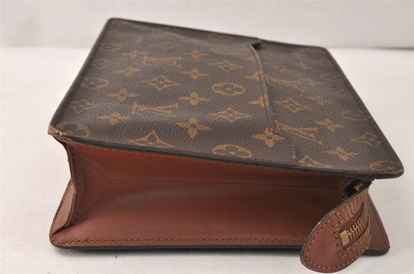 Authentic Louis Vuitton Monogram Pochette Homme Clutch Hand Bag M51795 LV 5119K