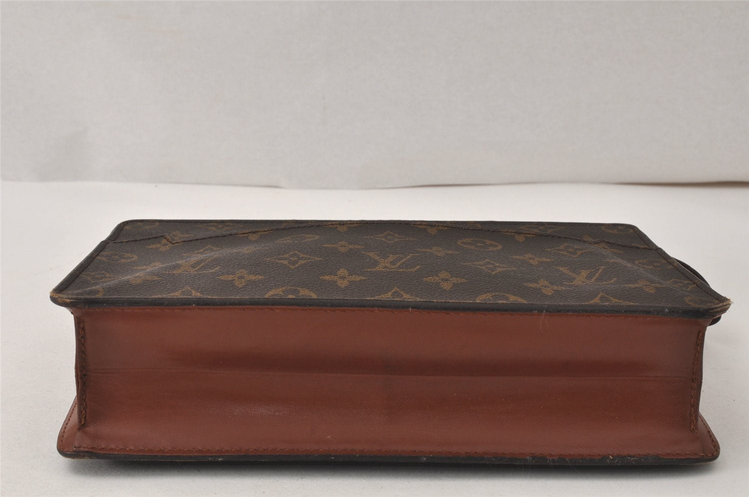 Authentic Louis Vuitton Monogram Pochette Homme Clutch Hand Bag M51795 LV 5119K