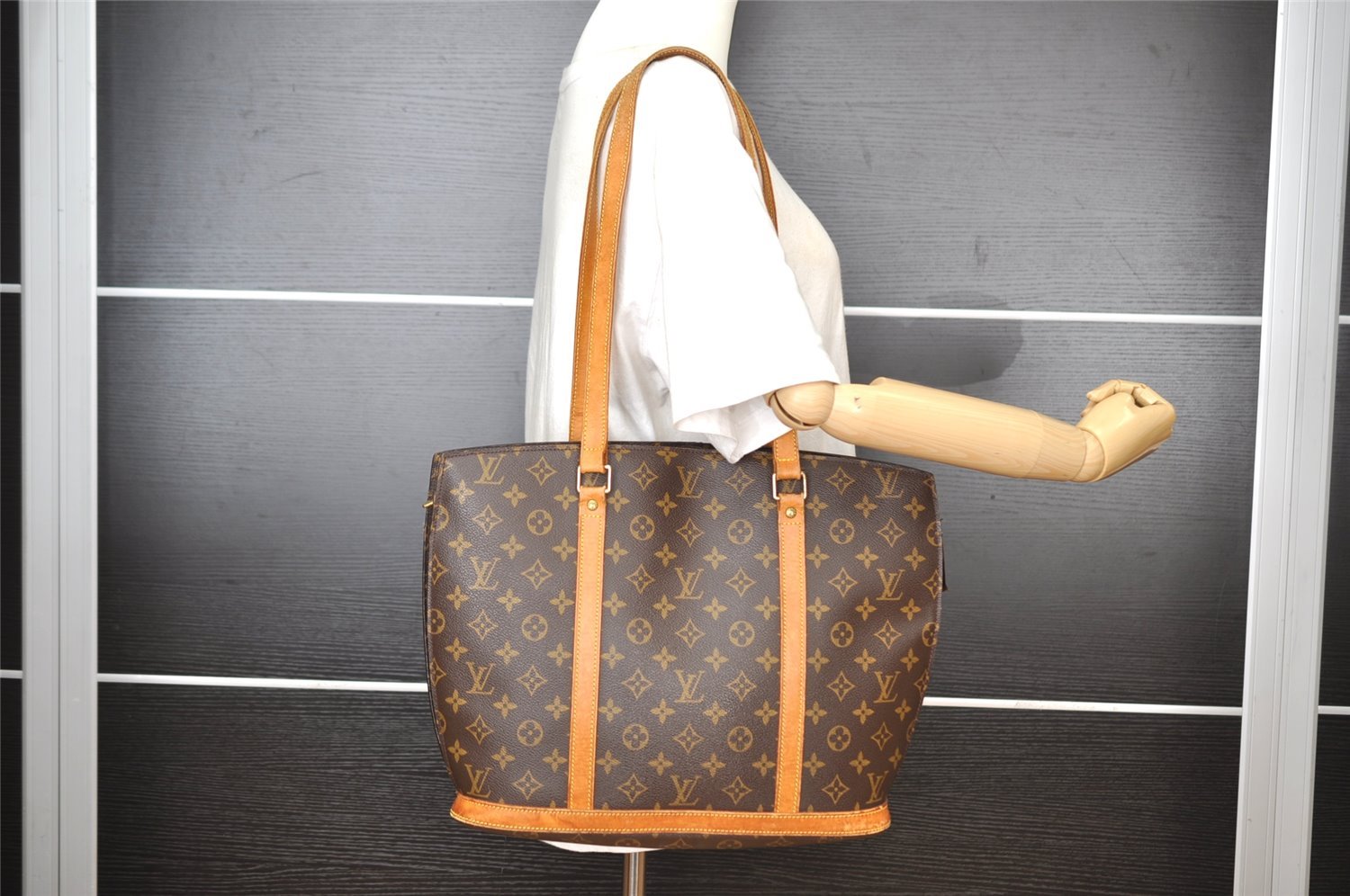 Authentic Louis Vuitton Monogram Babylone Shoulder Tote Bag M51102 LV 5120I