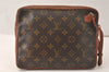 Authentic Louis Vuitton Monogram Pochette Sport Clutch Hand Bag Old Model 5120K