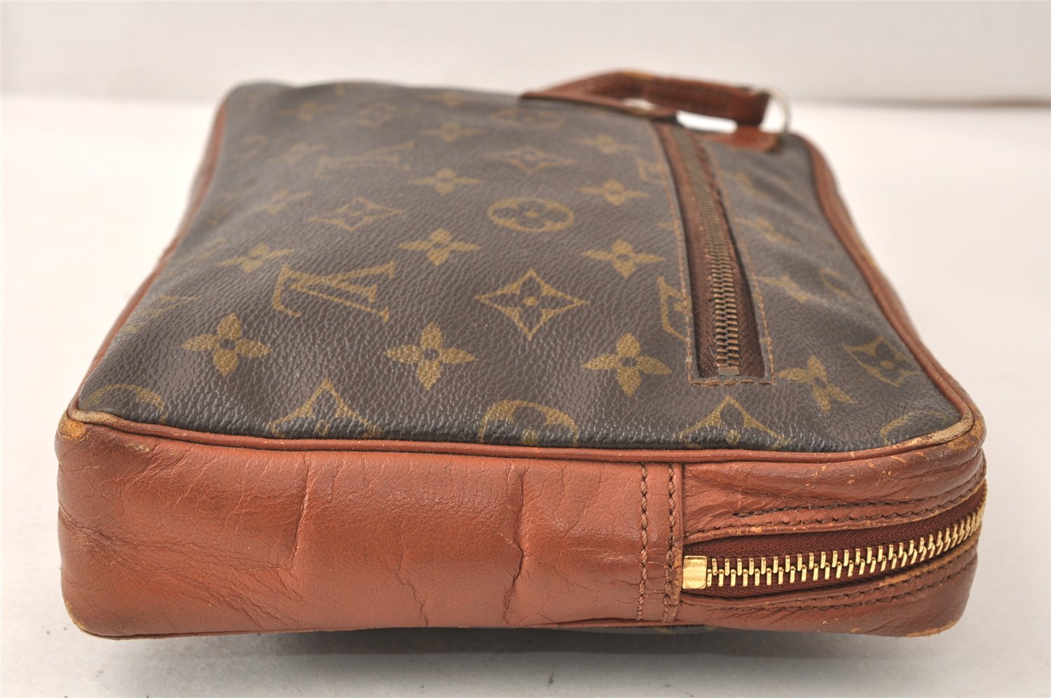 Authentic Louis Vuitton Monogram Pochette Sport Clutch Hand Bag Old Model 5120K