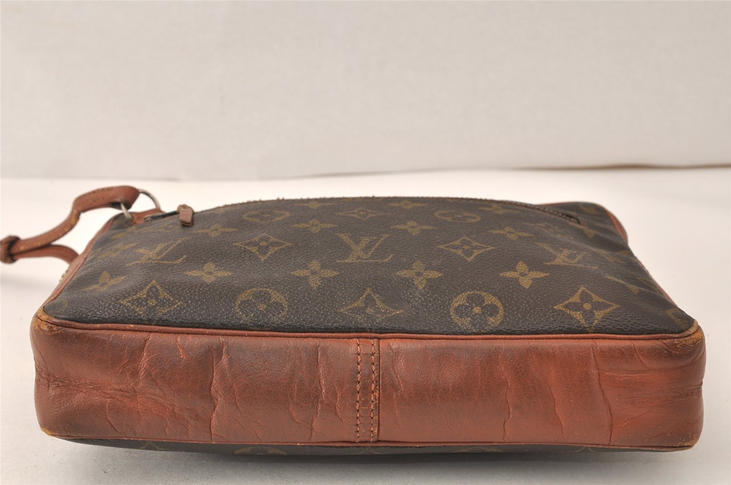 Authentic Louis Vuitton Monogram Pochette Sport Clutch Hand Bag Old Model 5120K