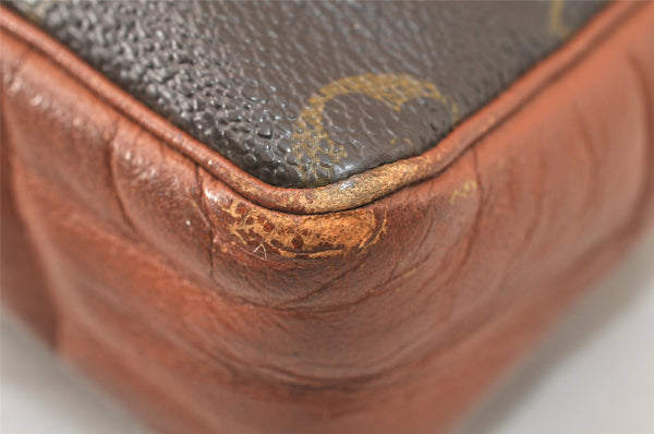 Authentic Louis Vuitton Monogram Pochette Sport Clutch Hand Bag Old Model 5120K