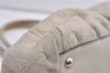 Authentic GUCCI Guccissima Abbey Shoulder Tote Bag GG Leather 189835 White 5121K