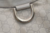 Authentic GUCCI Guccissima Abbey Shoulder Tote Bag GG Leather 189835 White 5121K