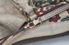 Authentic GUCCI Guccissima Abbey Shoulder Tote Bag GG Leather 189835 White 5121K