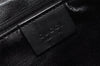 Authentic GUCCI Vintage Hand Tote Bag Purse Leather 0000812 Black 5122I