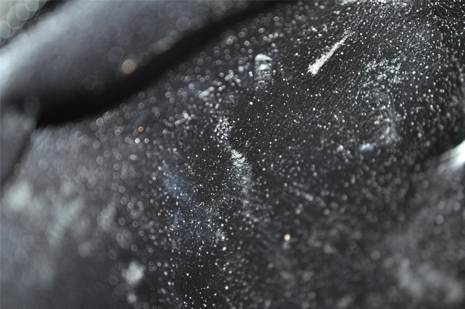 Authentic GUCCI Vintage Hand Tote Bag Purse Leather 0000812 Black 5122I