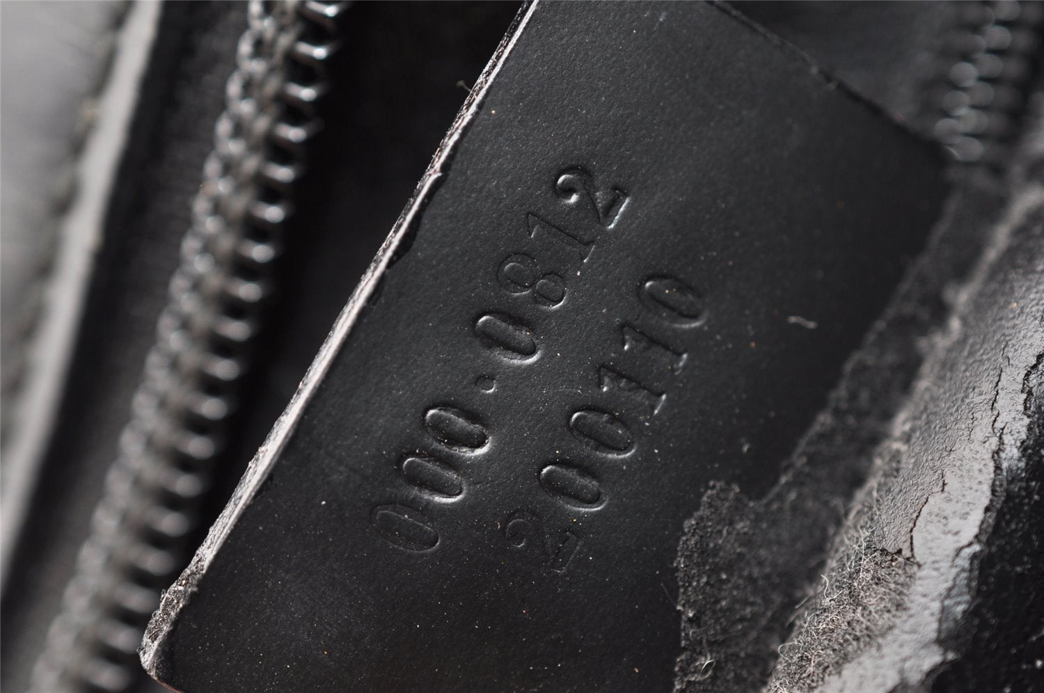 Authentic GUCCI Vintage Hand Tote Bag Purse Leather 0000812 Black 5122I