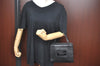 Authentic GUCCI Vintage Hand Tote Bag Purse Leather 0000812 Black 5122I