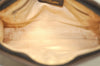 Authentic GUCCI Vintage Clutch Hand Bag Purse GG PVC Leather Brown 5122K