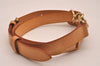 Authentic Louis Vuitton Leather Shoulder Strap Beige 35.4-42.5" LV 5123J