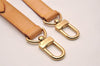 Authentic Louis Vuitton Leather Shoulder Strap Beige 35.4-42.5" LV 5123J