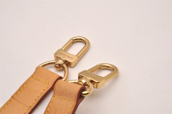 Authentic Louis Vuitton Leather Shoulder Strap Beige 35.4-42.5" LV 5123J
